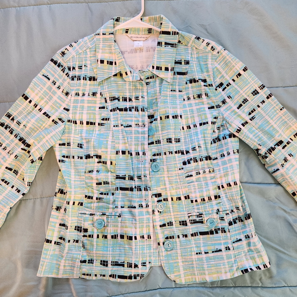 C&B EUC colorful blazer lightweight M